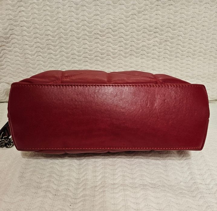 Geanta YSL din piele rosie
