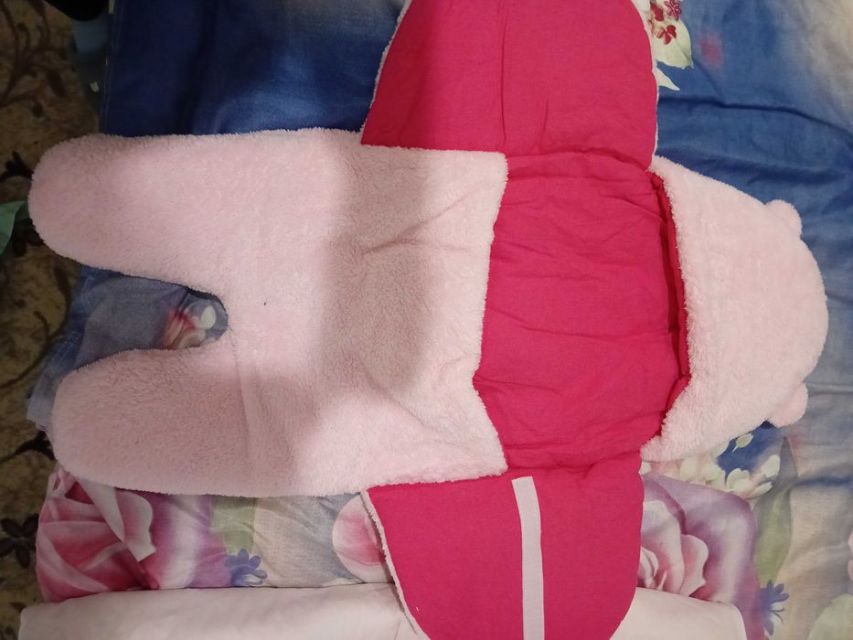 Космонавт, порт за бебе, одеяло, халат за момиче