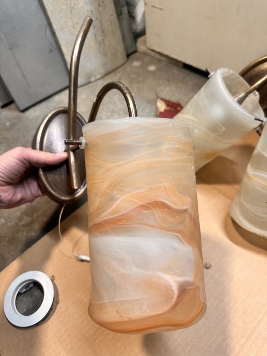 Италиански осветителни тела с венецианско стъкло