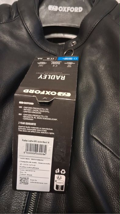 Geaca piele moto Oxford  dama