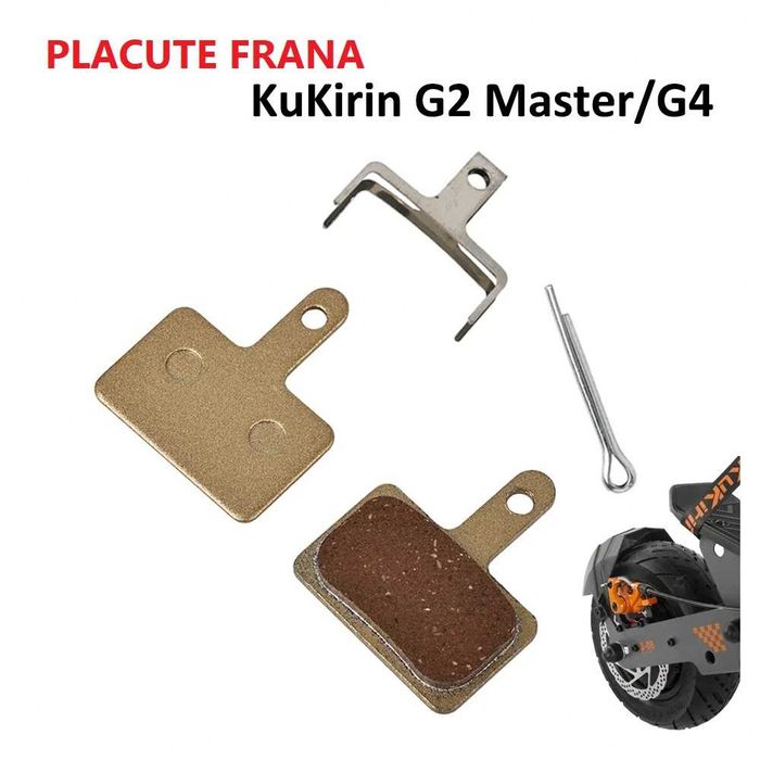 Placute frana pentru trotineta electrica KuKirin G4 / G2 Master