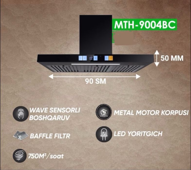 Вытяжка 90 см Ziffler