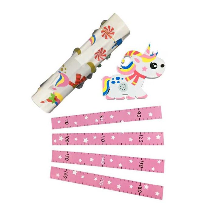 Metru masurare inaltime copii cu model magnetic 3D, sticker autocolant