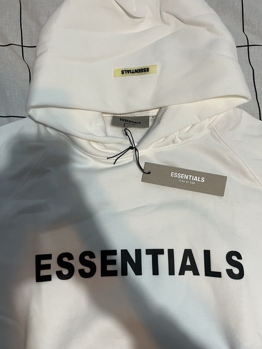 Hanorac essentials alb