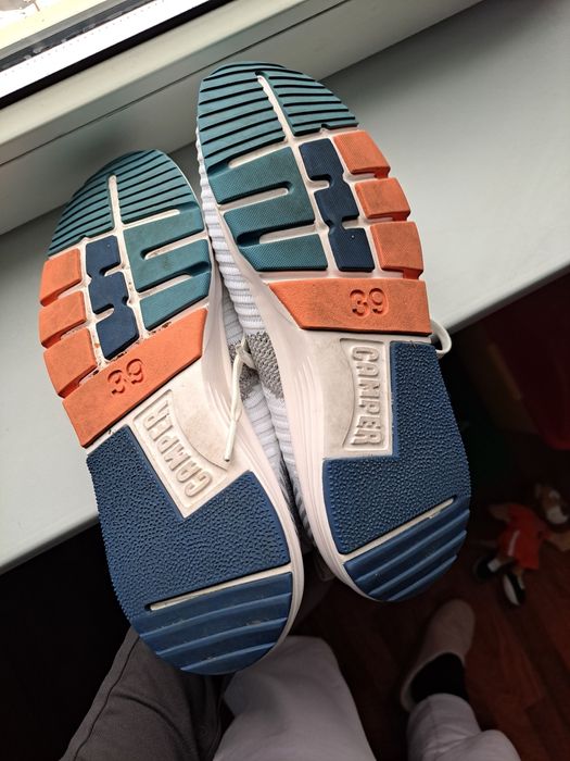 Camper Women's Classic Drift Sneakers '90s athletic Knitted Fabric