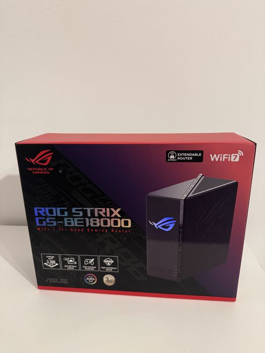 Router ASUS - ROG STRIX GS-BE18000, 18Gbps, negru