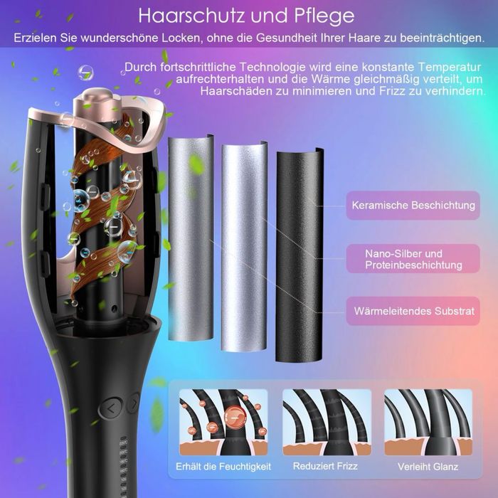 Ondulator automat BUJIYI bucle mari 4 temperaturi