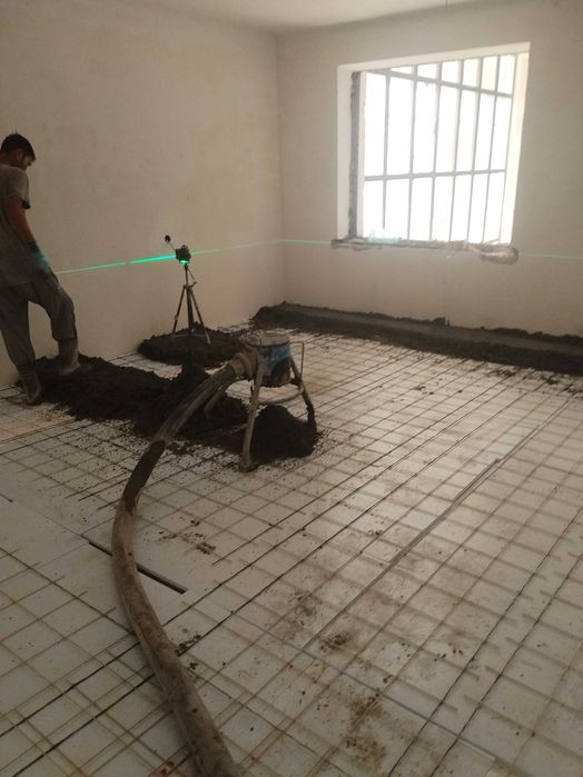 Сухой стяжка хизмати