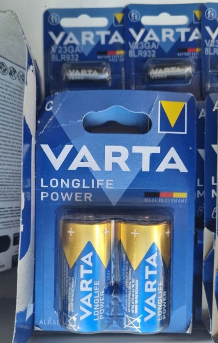 Батарейки Varta разные