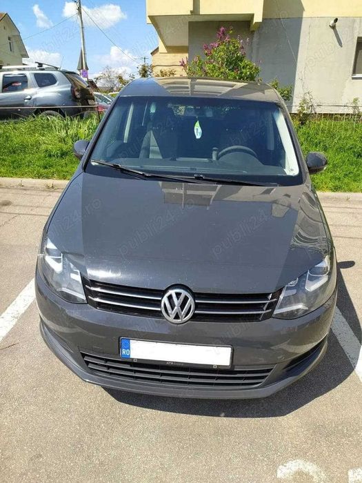 VW Sharan 2013, 2.0 TDI, 115 CP, 5 Locuri, Euro 5  Istoric Transparent