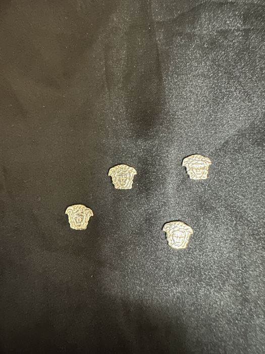 Bratara din aur de 14k Capete versace din aur alb de 14k pentru bratara din aur 14k
