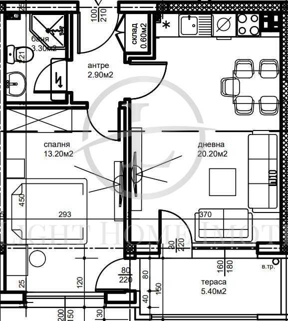Продава се Двустаен апартамент в Пловдив, Кючук Париж - 59 кв.м за 618 €/кв.м - Снимка #4