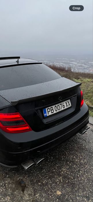 Багажник мерцедес w204 седан с карбонов лип спойлер