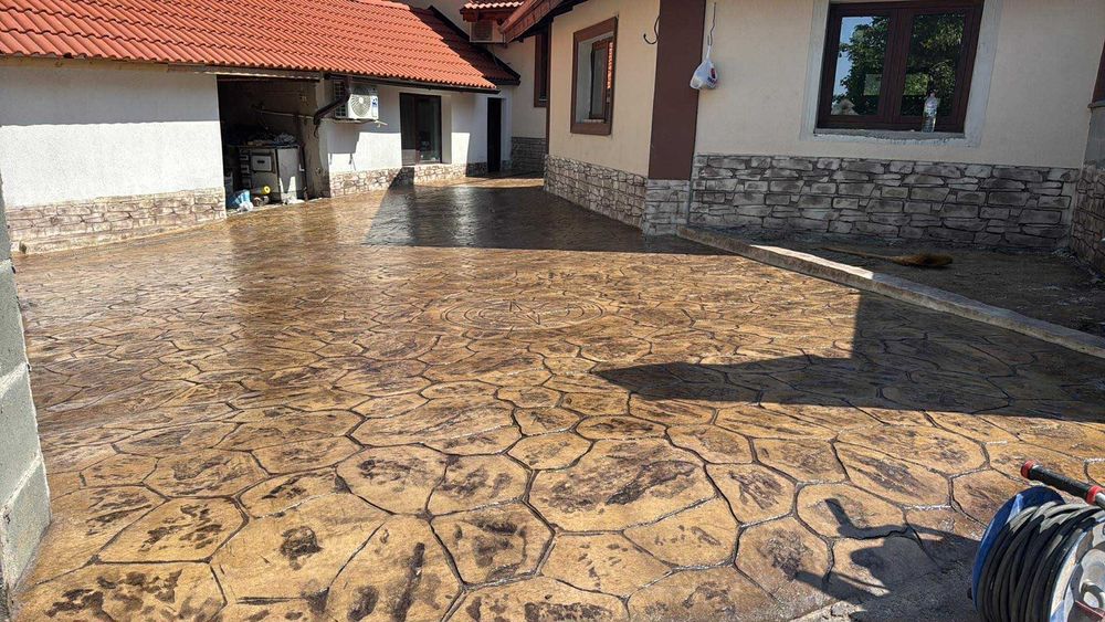 Щампован шлайфан бетон