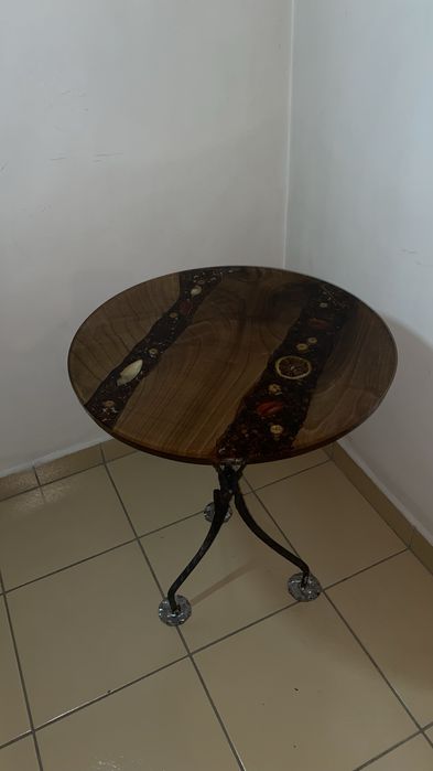 Маси за кафе от орех и епоксидна смола