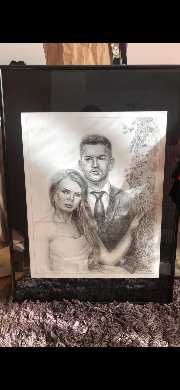 Desenez in creion portrete după fotografii