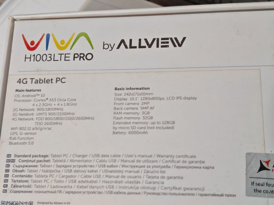 Allview Viva H1003 LTE PRO