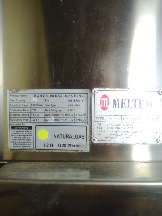 Aparat shaorma, kebab,