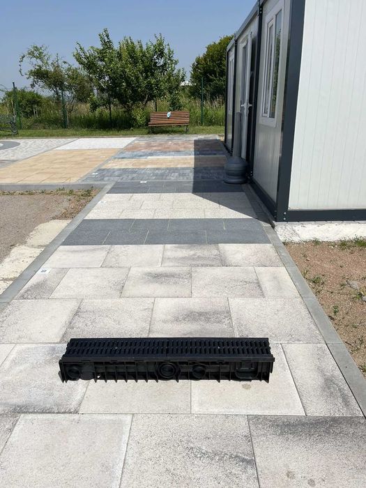 Линеен отводнител 100х100х1m с решетка PAGF, B125 - #Земелрок