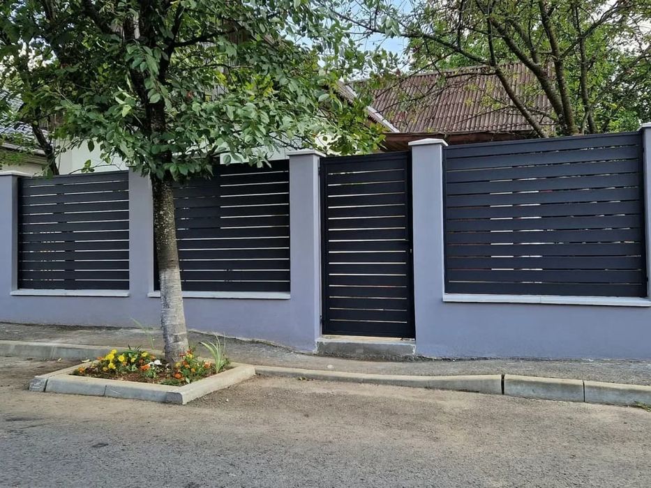 Construim porți la comanda clientului ne deplasăm în toată țara porți din șipcă metalică porți din lamele porți din tablă cutată