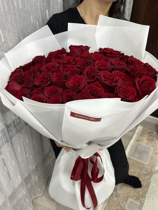 Свежие цветы букет розы