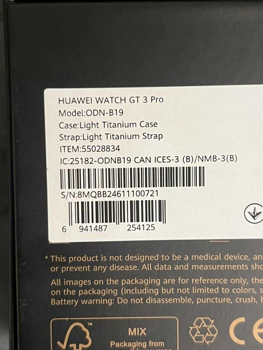 ***КАТО НОВ*** Huawei Watch GT 3 PRO Titanium