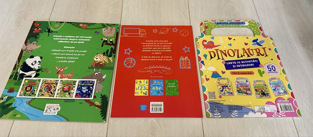 Set 3 cărți de activități pt copii, Noi, 3-7 ani