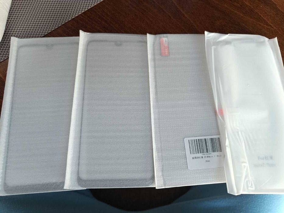 Стъклени протектори и калъфчета Redmi note 7 / Pro