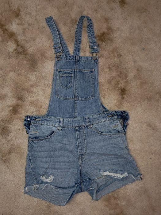 Salopeta scurta de blugi