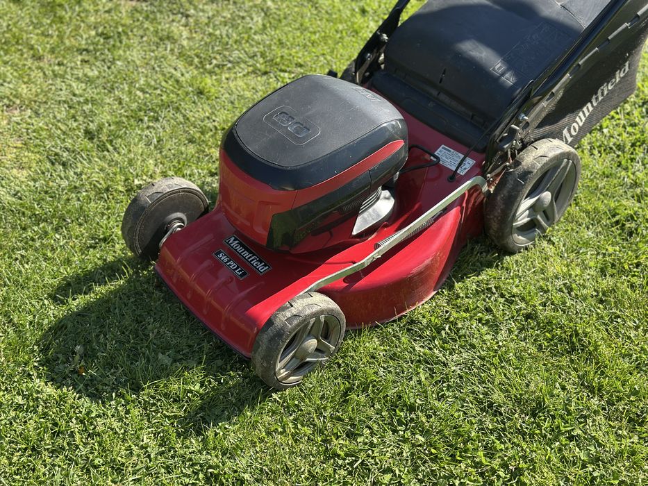 Masina Tuns Gazon Electrica Mountfield S46PD Li Acumulator 46Cm Lama Stare Buna Citeste Anunt