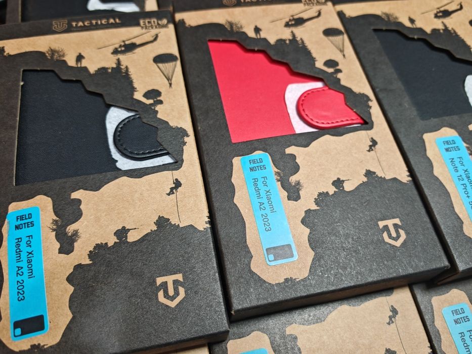 Тефтери Tactical Xiaomi Redmi 12,A1/A2,Note 12S,Note 12 4G/5G,12 Pro,+