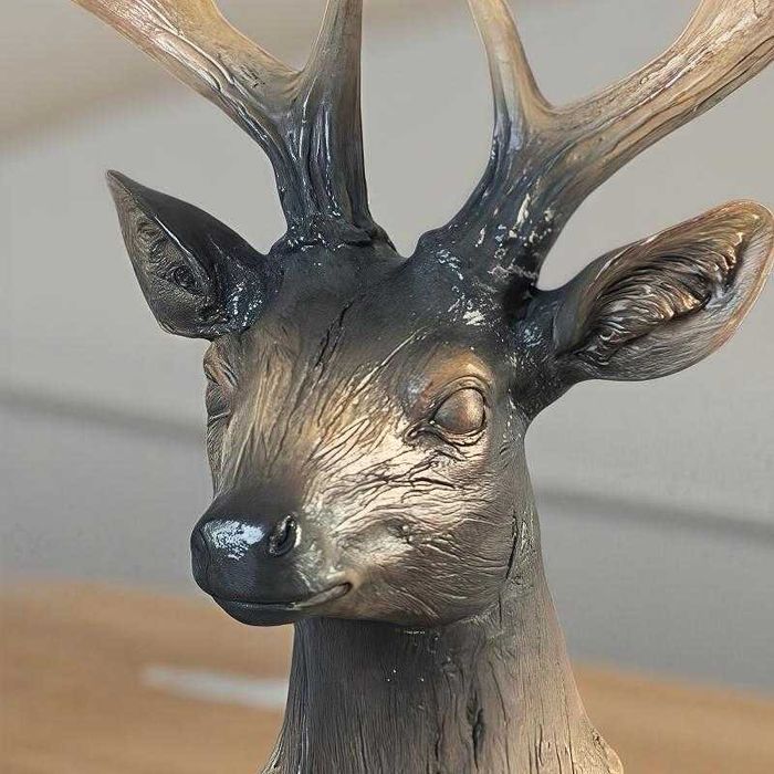 Нова Статуетка Елен - Трофей - Сувенир Еленче с Рога - 36см