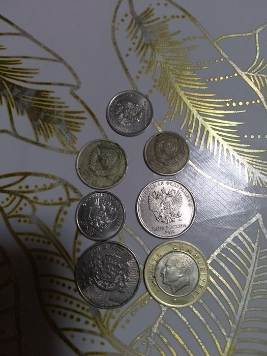 Продам монеты, есть турецкий, есть россий