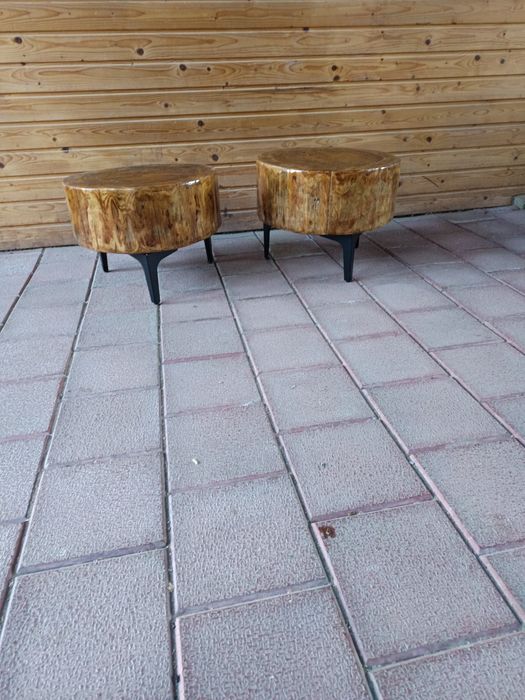 Mese cafea trunchi larice