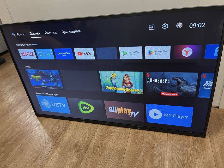 Телевизор смарт 43 дюйма