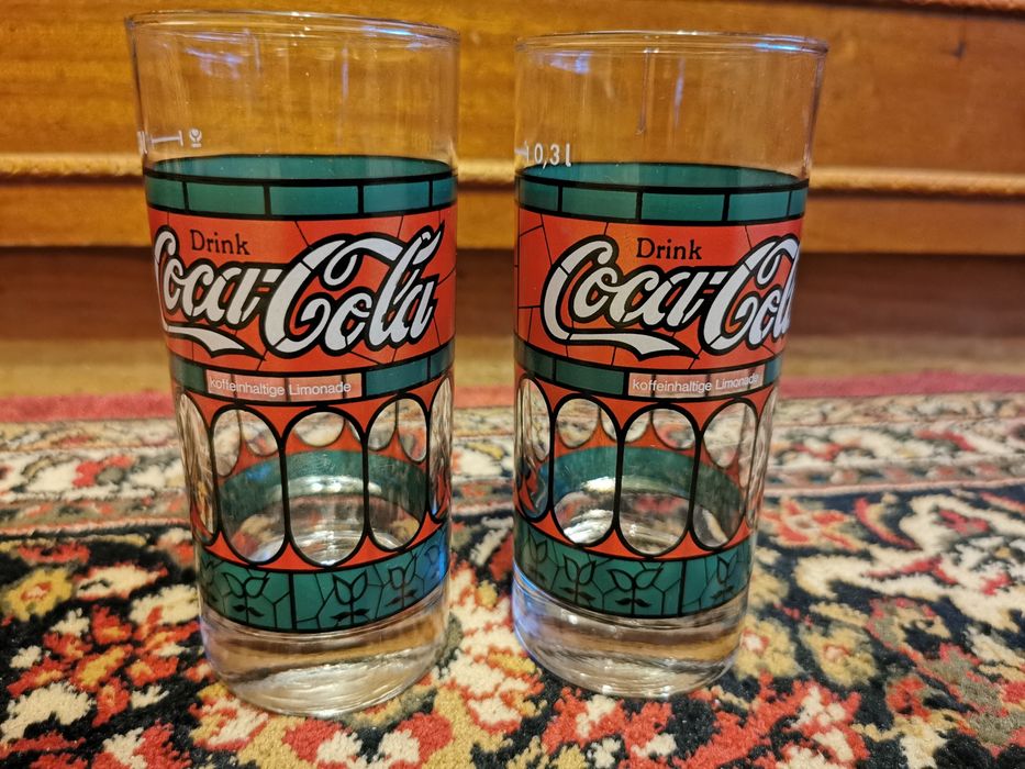 Pahare Coca Cola  retro 2 buc