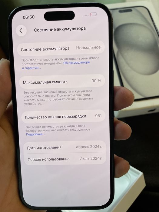iPhone 15 128GB 90% айфон 15 128гб