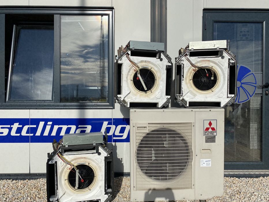 Mitsubishi multi split 12kw касетъчен офис климатик