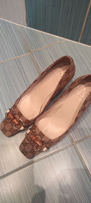 Обувки Gucci bamboo - оригинални