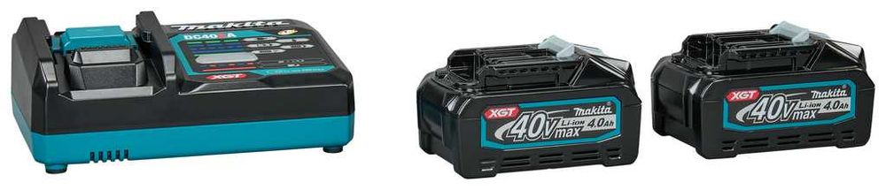 Акумулаторен комплект Makita XGT 40V батерии и зарядно DC40RA / 2x BL4040 , 4.0Ah