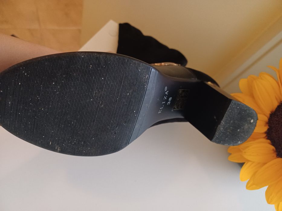 Дамски ботуши в черно Eliza