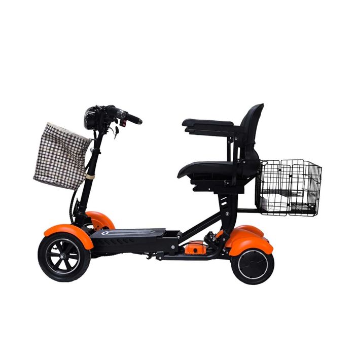 Сгъваема електрическа четириколка MaxMotors 750W - Orange