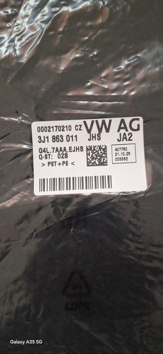 Covorase textile originale  Skoda superb 4, Volkswagen Passat B9 2024+