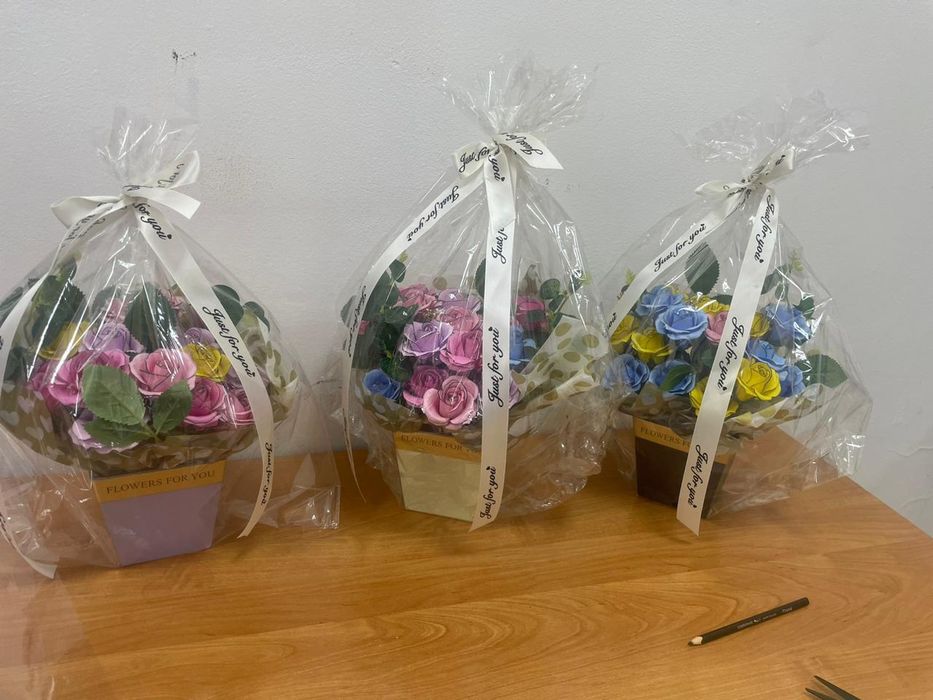 Мыльные  букеты. 1 шт 5000т.