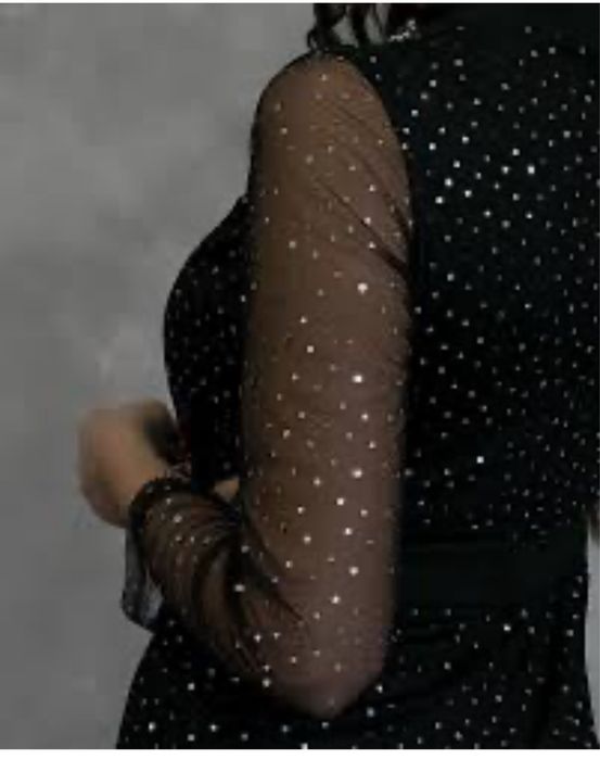 Вечернее платье со сразами