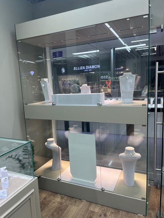 Витрины стеклянные