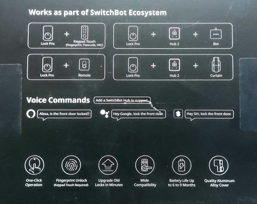 Смарт заключване SwitchBot Lock Pro
