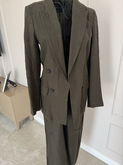 Massimo Dutti ленен костюм