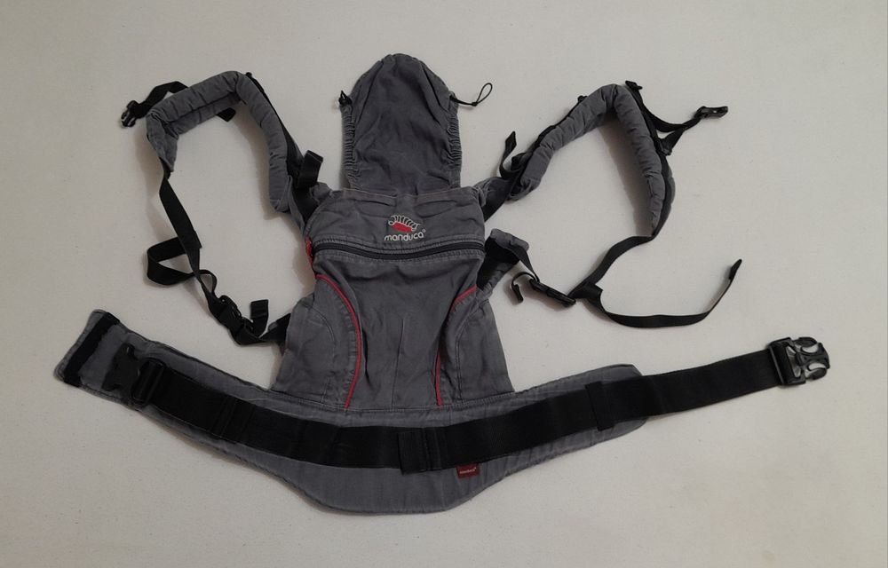 Marsupiu, port bebe, ham  Manduca XT Denim Grey 3 - 20 kg, 3 pozitii, unisex