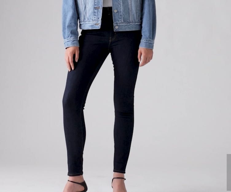 Оригинални Дамски Дънки Levi's Strauss High-Rise Skinny 721 Дънки Сини